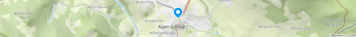 Kartendarstellung des Standorts für Apotheke Zur Jungfrau Maria in 4160 Aigen-Schlägl